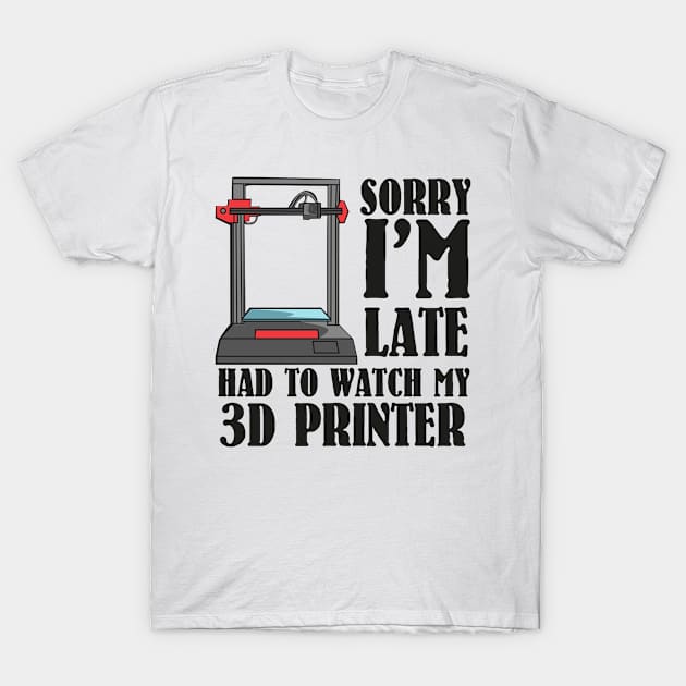 3D Printer 3d Print Nerd 3d Tool Software T-Shirt by Tom´s TeeStore